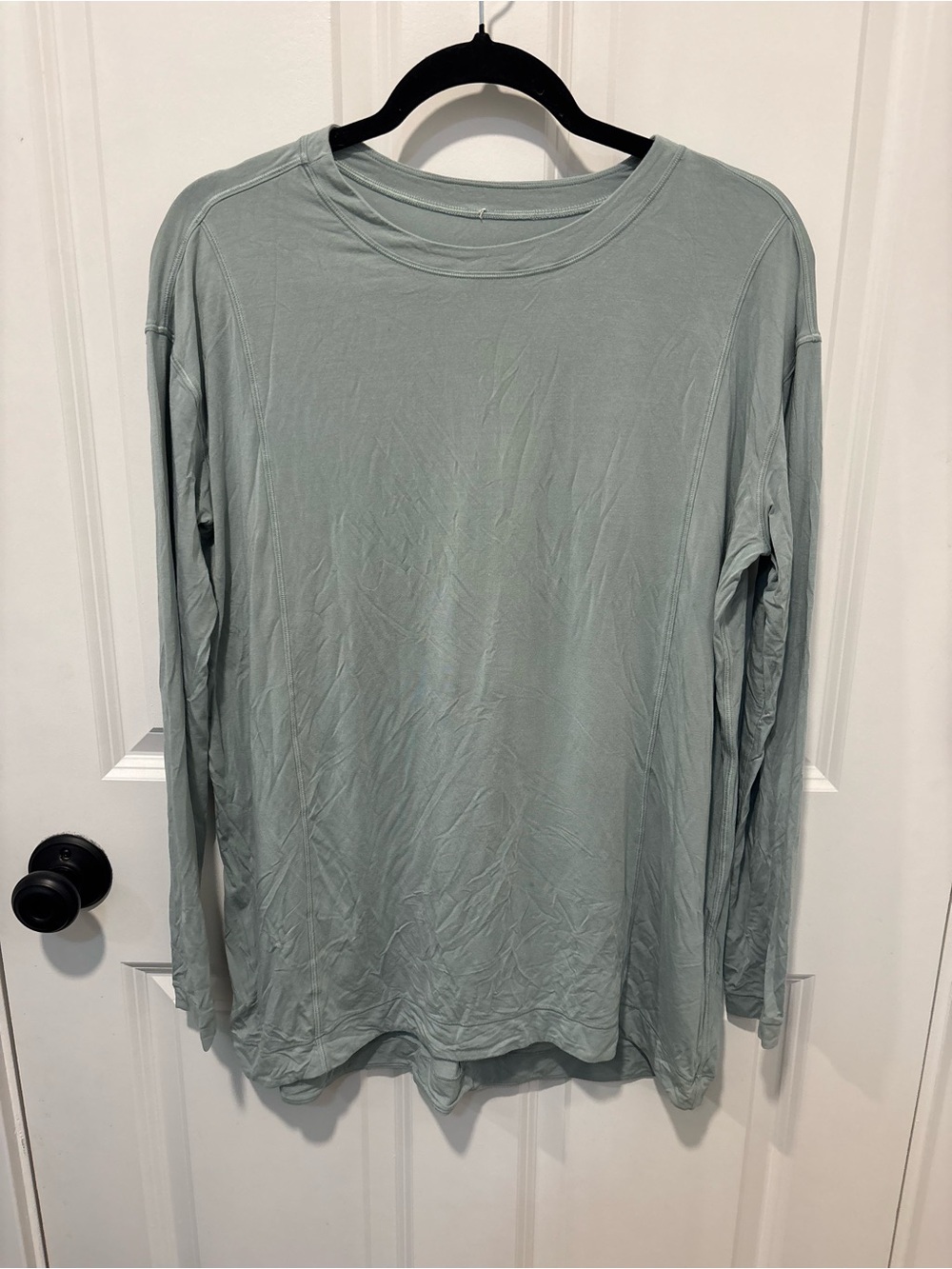 Lululemon Modal Pleated Back Long Sleeve Shirt
